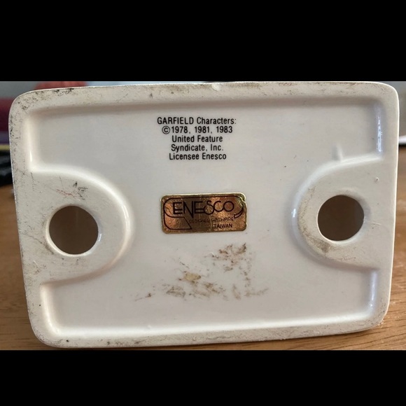 ENESCO GARFIELD CAT & ODIE  HOW CAN YOU WIN ....RULES OF GAME  FIGURINE  w tag - Picture 7 of 7